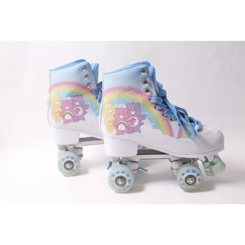 Care Bear Roller Skates Women's Size 8 Rainbow and Cloud Design ~ 260302-WH 1021 - Picture 3 of 4